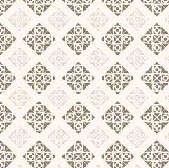 Foto op Canvas Rhombus baroque pattern © toomi123