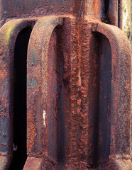 abstract of iron object