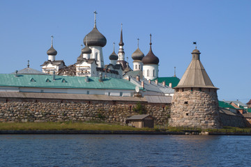 Cathedral, Arkhangelsk tower of the Kremlin of the Solovetsky monastery, Russia