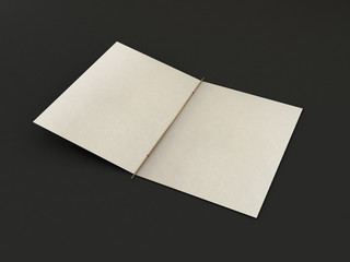 black fashionable half cover menu open iso