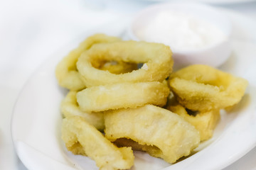 Turkish Traditional Street & Sea Food Kalamar Tava