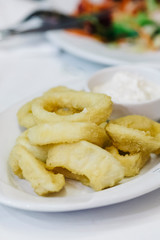 Turkish Traditional Street & Sea Food Kalamar Tava