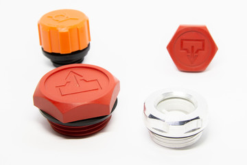 oil level sight glass to visually see how much oil,oil drain plug