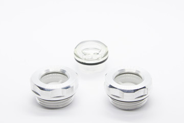oil level sight glass to visually see how much oil,oil drain plug