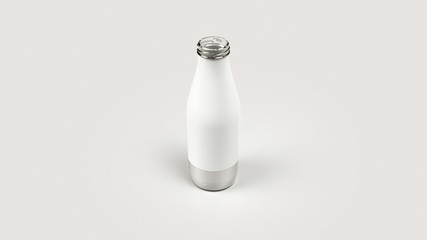 3D Glass Bottle | Filled + Label