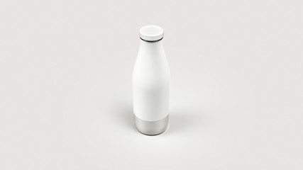 3D Glass Bottle | Filled + Cap, Label