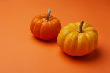 Pumpkin Orange Background Fruit Autumn