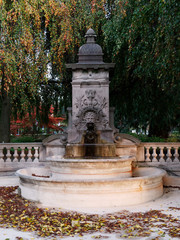 Old water fountain in the park