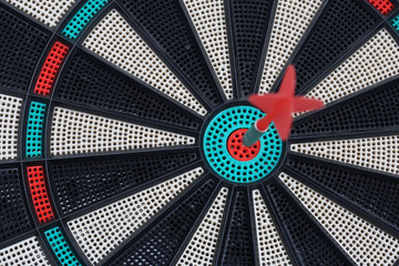 Darts on target