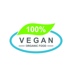 Organic vegan label product
