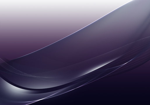 Abstract background waves. Black, white and purple abstract background for wallpaper or business card
