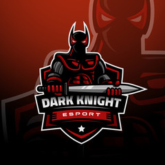 The dark knight logo gaming esport © Wisma Kreatif