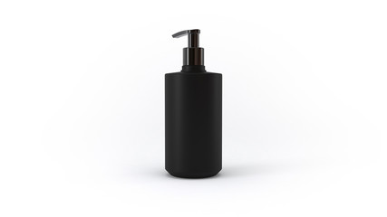 3D Liquid Soap Bottle | Black