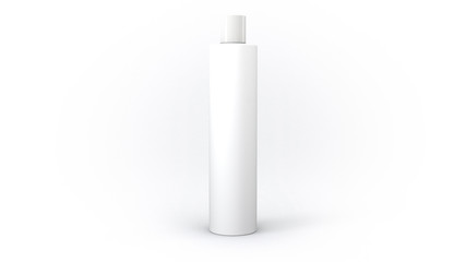 3D Shampoo Bottle | White