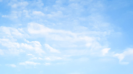 blue sky with beautiful natural white clouds