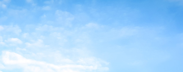 blue sky with beautiful natural white clouds