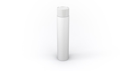 3D Cosmetics Bottle | White