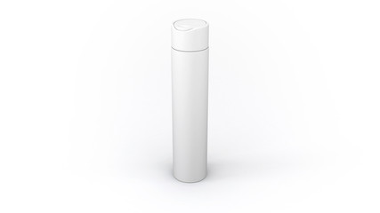 3D Cosmetics Bottle | Matt White