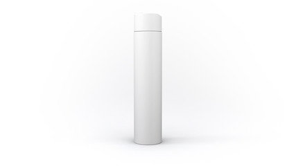 3D Cosmetics Bottle | Matt White