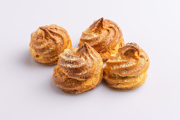 Puff cakes made corn meal flour,  traditional brazilian 