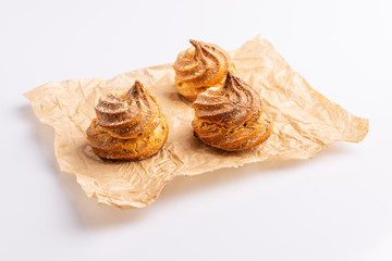 Puff cakes made corn meal flour,  traditional brazilian 