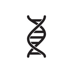 DNA ICON VECTOR LOGO ILLUSTRATION