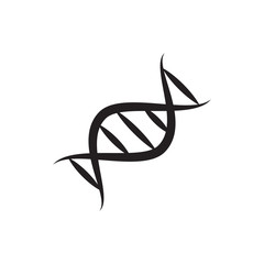DNA ICON VECTOR LOGO ILLUSTRATION