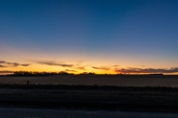 Sunset in Saskatchewan