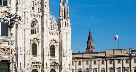 Milan Cathedral and  Royal Palace