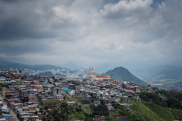 vista panoramica de sector de la ciudad de Manizales Caldas _ Colombia