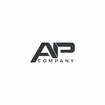 Letter AP Modern Company Logo Design Vector Template