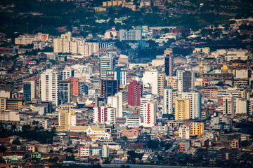 Ciudad de Pereira, Capital de Risaralda_Colombia, vista de la ciudad desde los cerros