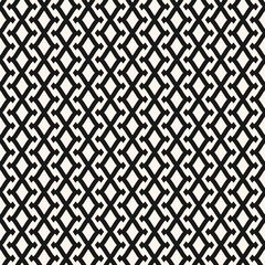 Vector tribal geometric seamless pattern with mesh, grid, lattice, rhombuses