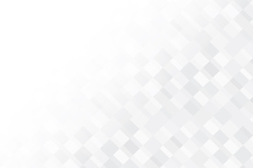 Abstract geometric white and gray color background. Vector, illustration.	