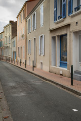 Fototapeta na wymiar Back streets of Les Sables D'Olonne France