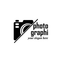 photography concept logo design vector template