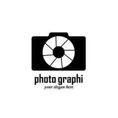 photography concept logo design vector template