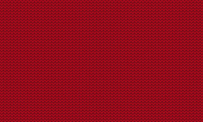red knit background Low gauge