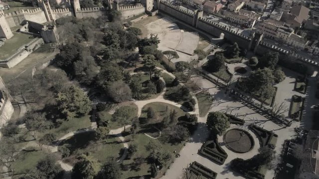 Vista aerea su Este, Padova