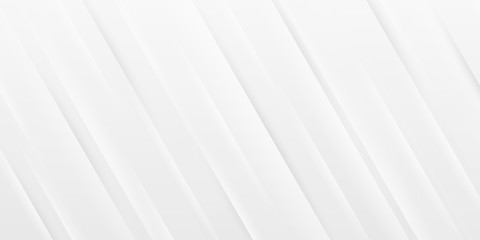 Obraz premium Abstract white background with smooth and clean stripe texture