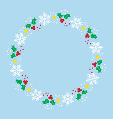 Vector Christmas Frame