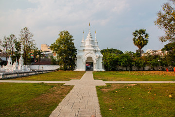 Wat Suan Dok temple, located in Chiang Mai Province, Thailand
