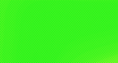 Obraz premium Green yellow pop art background abstract vector comics style blank layout template with clouds beams and isolated dots pattern. For sale banner for your designe 1960s. with copy space eps10