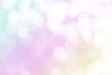 Abstract pastel blur bokeh background can be used as background