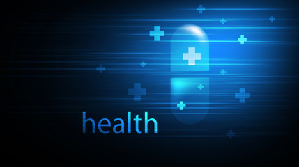 The concept of medical care, pills