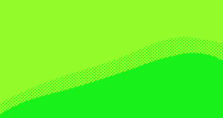 Green yellow pop art background abstract vector comics style blank layout template with clouds beams and isolated dots pattern. For sale banner for your designe 1960s. with copy space eps10