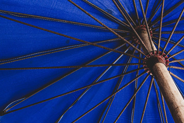 blue umbrella  background