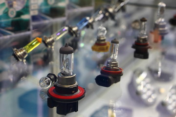 New classic filament halogen car lamps for head light close up