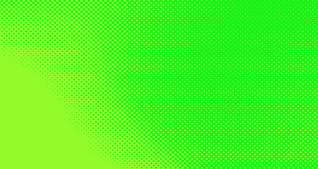 Green yellow pop art background abstract vector comics style blank layout template with clouds beams and isolated dots pattern. For sale banner for your designe 1960s. with copy space eps10