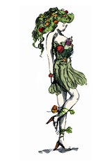 植物　擬人化　女の子